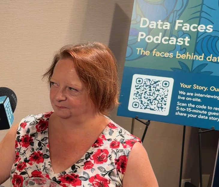 Kelley Kassa on the Data Faces Podcast at 20th Annual CDOIQ Symposium