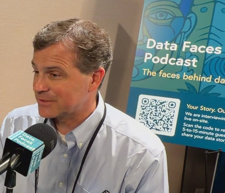 Kevin Petrie on the Data Faces Podcast at 20th Annual CDOIQ Symposium