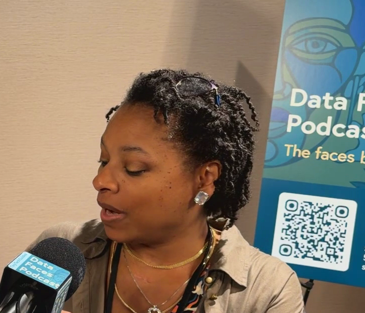 Leigh Felton on the Data Faces Podcast at 20th Annual CDOIQ Symposium