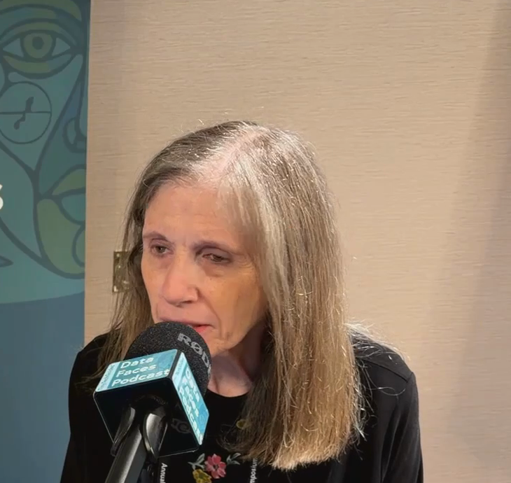 Fern Halper on the Data Faces Podcast at 20th Annual CDOIQ Symposium