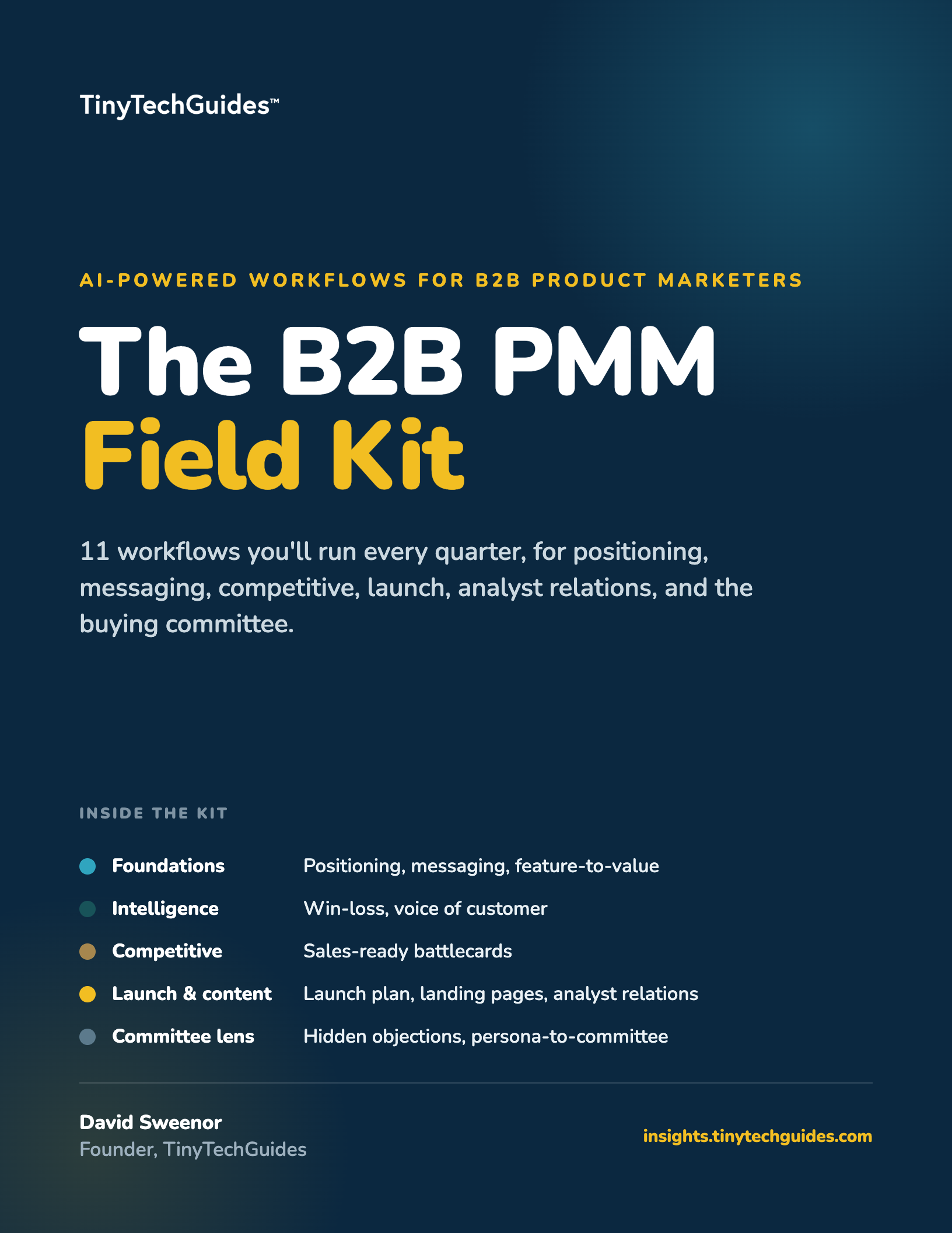 The B2B PMM Field Kit cover