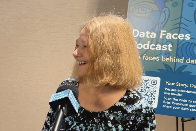 Gwen Thomas on the Data Faces Podcast at 20th Annual CDOIQ Symposium