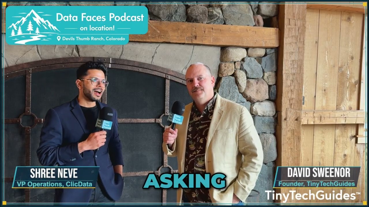 Shree Neve on the Data Faces Podcast at BARC Data and Analytics Retreat 2026