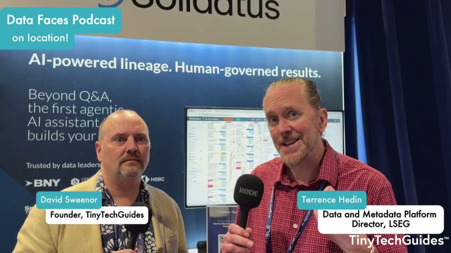 Terrence Hedin on the Data Faces Podcast at Gartner Data & Analytics Summit 2026