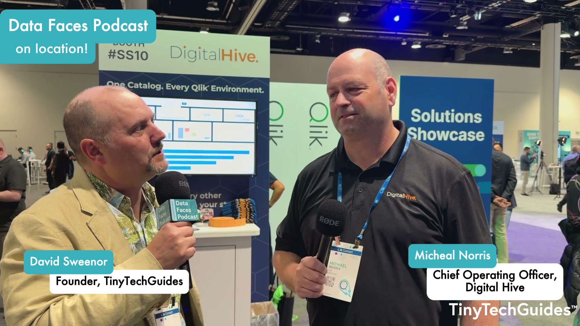 Michael Norris on the Data Faces Podcast at Qlik Connect 2026