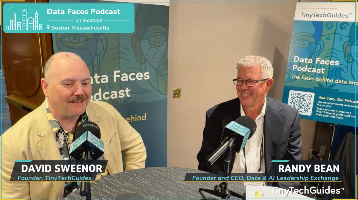 The Data Faces Podcast on location at CDOIQ with Randy Bean, Founder and CEO of the Data & AI Leadership Exchange